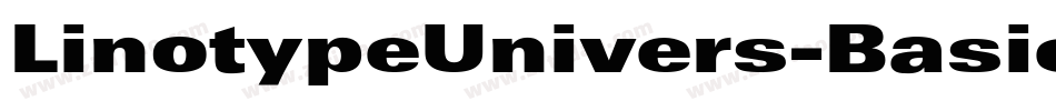 LinotypeUnivers-BasicRegular字体转换
