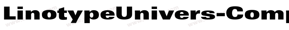 LinotypeUnivers-CompRegular字体转换