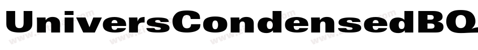 UniversCondensedBQ-Regular字体转换