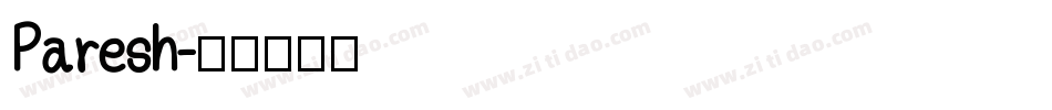 Paresh字体转换