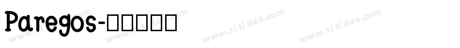 Paregos字体转换
