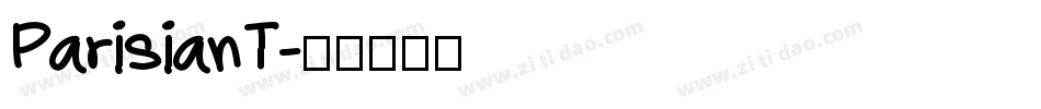 ParisianT字体转换