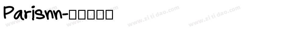 Parisnn字体转换