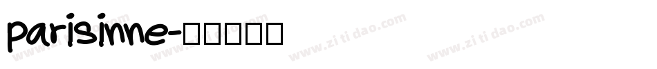 parisinne字体转换