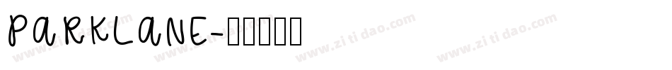 PARKLANE字体转换