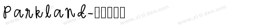 Parkland字体转换