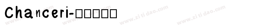 Chanceri字体转换