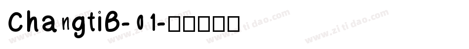 ChangtiB-01字体转换
