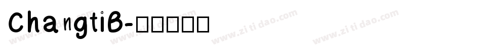 ChangtiB字体转换