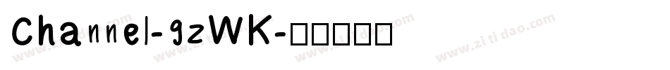 Channel-9zWK字体转换