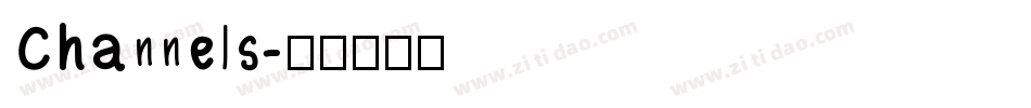 Channels字体转换
