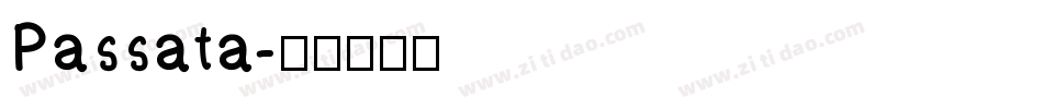 Passata字体转换