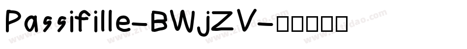 Passifille-BWjZV字体转换