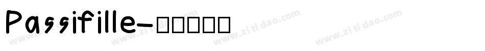 Passifille字体转换