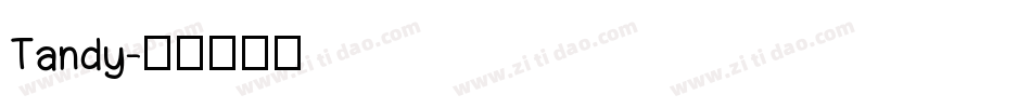 Tandy字体转换