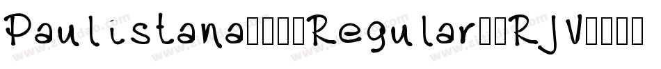 Paulistana1922Regular-5RJV字体转换