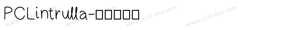 PCLintrulla字体转换
