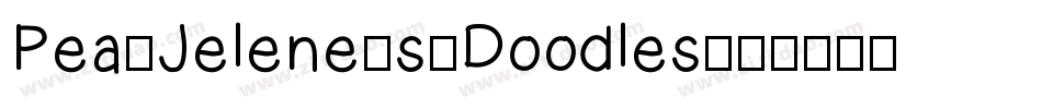 Pea-Jelene-s-Doodles字体转换