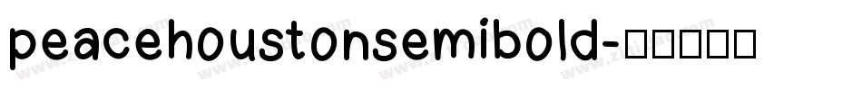 peacehoustonsemibold字体转换