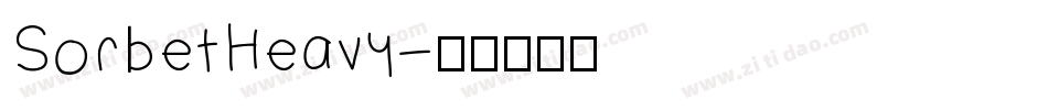 SorbetHeavy字体转换