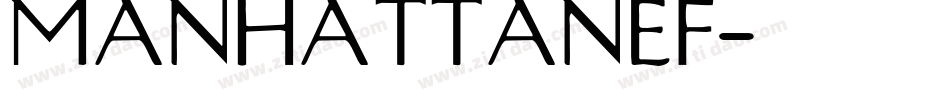 ManhattanEF字体转换