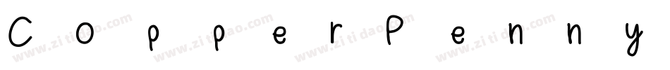 CopperPennyDtpNormal-Zo7Z字体转换