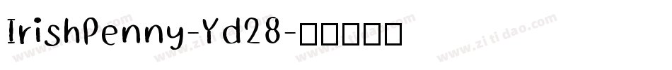 IrishPenny-Yd28字体转换