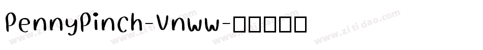 PennyPinch-Vnww字体转换