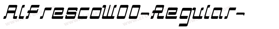 AlFrescoW00-Regular字体转换
