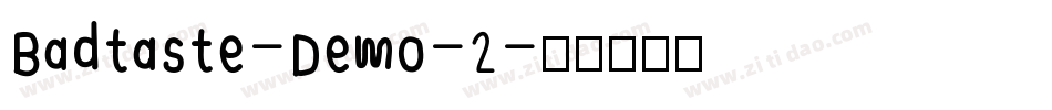 Badtaste-Demo-2字体转换