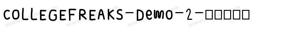 COLLEGEFREAKS-Demo-2字体转换