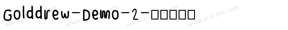Golddrew-Demo-2字体转换