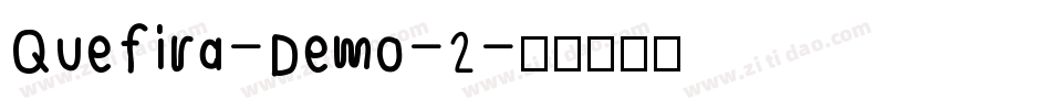 Quefira-Demo-2字体转换