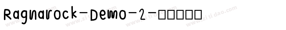 Ragnarock-Demo-2字体转换
