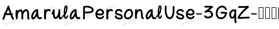 AmarulaPersonalUse-3GqZ字体转换