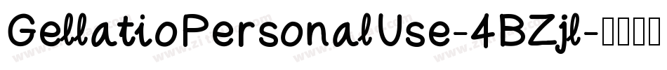 GellatioPersonalUse-4BZjl字体转换