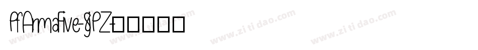 PfArmaFive-8jPZ字体转换