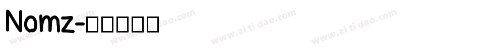 Nomz字体转换