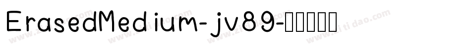 ErasedMedium-jv89字体转换