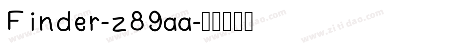 Finder-z89aa字体转换