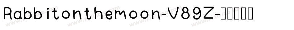Rabbitonthemoon-V89Z字体转换
