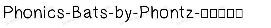 Phonics-Bats-by-Phontz字体转换