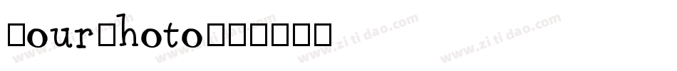 HourPhoto字体转换
