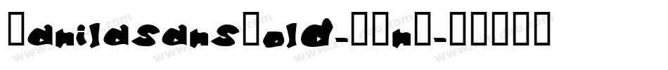 ManilasansBold-R1nM字体转换