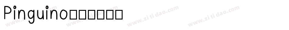 Pinguino字体转换