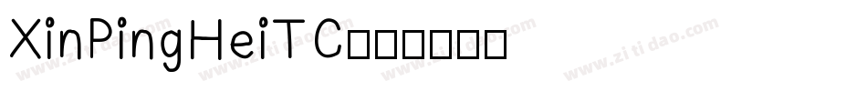 XinPingHeiTC字体转换