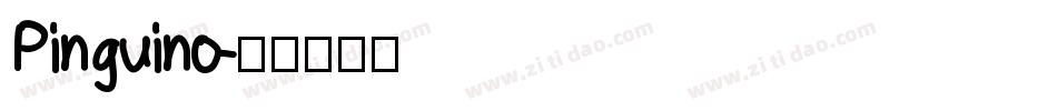 Pinguino字体转换