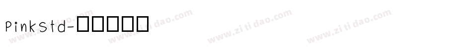 PinkStd字体转换