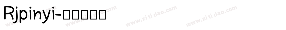 Rjpinyi字体转换