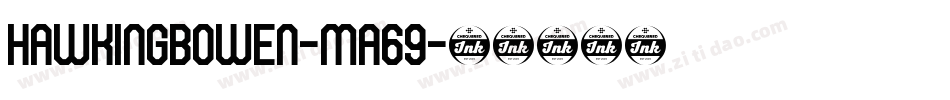 HawkingBowen-ma69字体转换